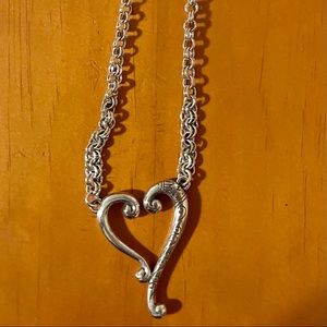 Brighton Classic Heart Necklace- Look For Matching Bracelet